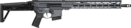 CMMG 60AA90CSG Dissent MK4 6mm ARC 10+1 (2) 16.10", Sniper Gray Rec/15" M-Lok Handguard, Side Charging Handle, Black Side Folding Stock  &  Zeroed Grip, Muzzle Brake, 60/90 Ambi Safety, Adj. Gas Block