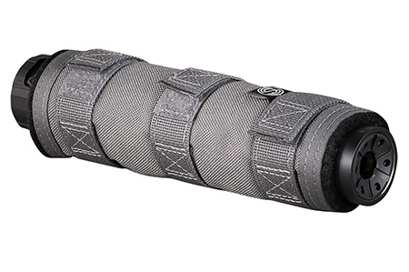 SilencerCo AC1982 High Temp Suppressor Cover 7.50" Gray Nylon