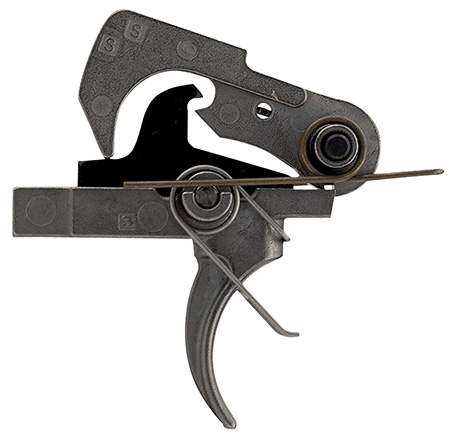 Sons Of Liberty Gun Works LFT Liberty Fighting Trigger  Nickel Teflon Curved with 6 lbs Pull, Fits AR-Platform