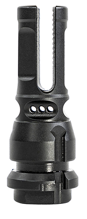 Sons Of Liberty Gun Works NOX9556 NOX9 QD Flash Hider 22 Cal (5.56mm) 1/2"-28 tpi, 3-Prong, 9 Ported Black Steel, Includes Shims, Compatible With Dead Air Sandman/Nomad Suppressors