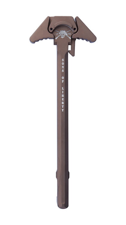 Sons Of Liberty Gun Works LCH5.56TAN   Tan Anodized 7075 T-6 Aluminum Ambidextrous