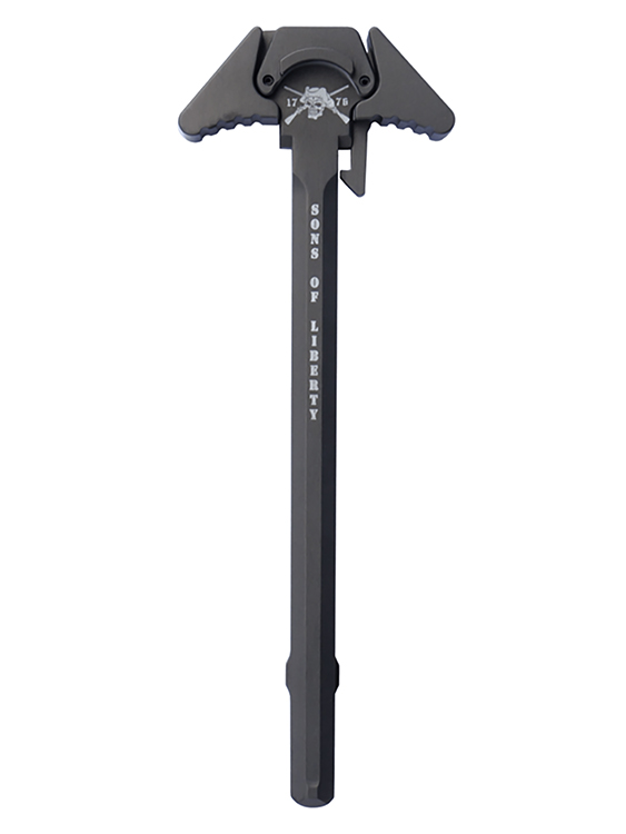 Sons Of Liberty Gun Works LCH5.56TUNG Charging Handle  Tungsten Gray 7075 T-6 Aluminum Ambidextrous Hand
