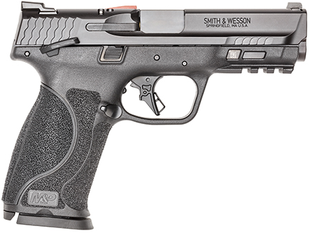Smith  &  Wesson 14033 M & P M2.0 *CA Compliant Full Size Frame 9mm Luger 10+1, 4.25" Black Armornite Steel Barrel, Black Armornite Serrated Stainless Steel Slide, Black Polymer Frame w/Picatinny Rail