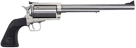 Magnum Research BFR360 BFR  Extra Large 360 Buckhammer 6+1 Shot 10" Brushed Stainless Steel Barrel  &  Cylinder, Stainless Stainless Steel Frame, Black Rubber Grip, Exposed Hammer