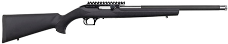 Magnum Research SBA17HMH Magnum Lite  17 HMR 19" Black Steel Threaded Barrel, Black Fixed Hogue OverMolded Stock