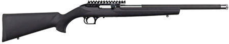 Magnum Research SBA22WMH Magnum Lite  22 WMR 9+1 19" Black Threaded Barrel, Black Anodized Picatinny Rail Aluminum Receiver, Black Polymer Hogue OverMolded Stock
