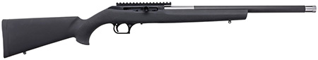 Magnum Research SBA22WMH Magnum Lite Straight Bolt 22 WMR 9+1 19" Black Threaded Barrel, Black Anodized Aluminum Receiver w/Picatinny Rail, Black Hogue OverMolded Polymer Stock