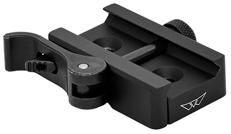 Warne 7958M Picatinny Rail Adapter Skyline Black Anodized Aluminum/Steel