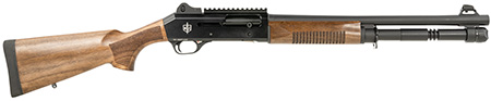 MAC 21000155 1014  12 Gauge 3" 5+1 18.50", Black Barrel/Rec, Walnut Furniture, Ghost Ring Sight, Optics Mount, 3 Chokes