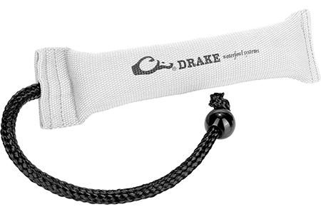 Drake Waterfowl GD2000WHT Firehose Bumper  White Polyester 12" Medium
