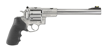 Ruger 5526 Super Redhawk  22 Hornet 8rd 9.50" Satin Stainless Steel Barrel, Cylinder  &  Frame, Black Hogue Tamer Monogrip Grip, Transfer Bar Safety