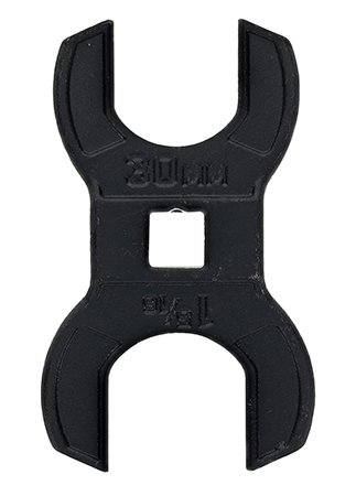 Wheeler 1199467 Barrel Nut Crowfoot Wrench Black Steel