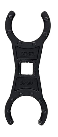 Wheeler 1199464 Mil-Spec Barrel Nut Crowfoot Wrench Black Steel