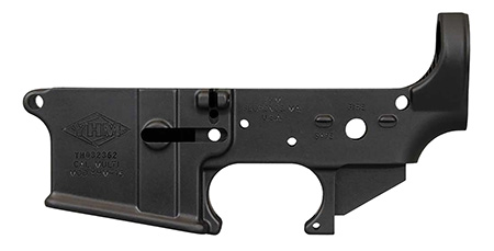 Yankee Hill 125 Stripped Lower Receiver 5.56x45mm NATO 7075-T6 Aluminum Black Anodized for AR-15