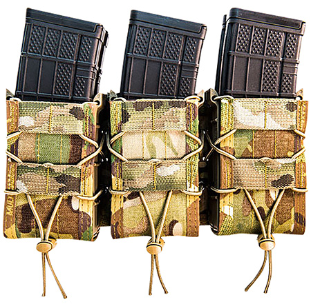 High Speed Gear 45X2R0MC TACO X2R Shingle MultiCam Nylon, Triple Shingle (3 Rifle), Fits MOLLE