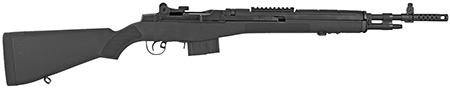 Springfield Armory AA9126 M1A Scout Squad 308 Win/7.62x51mm 10+1 18" Black Parkerized Carbon Steel Barrel w/Muzzle Brake, Black Parkerized Picatinny Rail Steel Receiver, Fixed Black Synthetic Stock