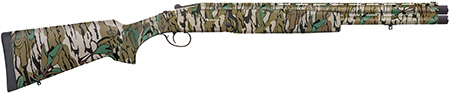 Mossberg 75485 Silver Reserve Eventide Turkey Over/Under 12 Gauge 3.5" 2rd 20", Mossy Oak Greenleaf, Synthetic Furniture, Fiber Optic Sight, Ext. Turkey Choke