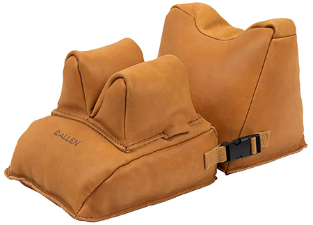 Allen 15125 Shooting Rest Combo Filled Front  &  Rear Light Brown Leather