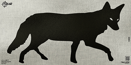 EZ-Aim 15800 Coyote Adhesive Thermal ID Paper 24" x 12" Black/Gray