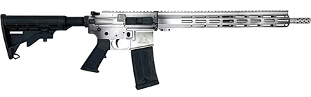 Great Lakes Firearms  AR-15  223 Wylde 16" 30+1, Battleworn Aluminum Rec/15" Handguard, Black M4 Stock  &  A2 Grip, Muzzle Brake