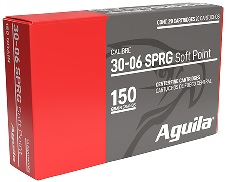 Aguila 8108AG   30-06Springfield 150gr InterLock Boat Tail Soft Point 20 Per Box/10 Case