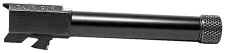 Faxon Firearms GA910N19NGQT Duty Series  9mm Luger Compatible w/Glock 19 Gen2-5, Threaded Black Nitride Steel