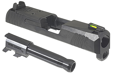 Ruger  Max-9 Slide Assembly Fits Ruger Max-9 9mm Luger, Black Optic Ready/Serrated Slide