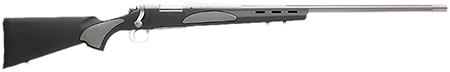 Remington Firearms (New) R84347 700 Varmint SF Full Size 22-250 Rem 4+1 26" Stainless Heavy Fluted/Threaded Barrel, Rail Mount Stainless Steel Receiver, Black Fixed w/Overmolded Panels Synthetic Stock
