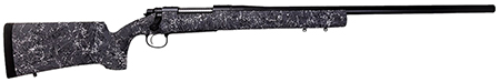 Remington Firearms (New) R84170 700 Long Range Full Size 6.5 Creedmoor 4+1 26" Matte Black Heavy Threaded Barrel, Drilled  &  Tapped Steel Receiver, Grey w/Black  &  White Web HS Precision Synthetic Stock