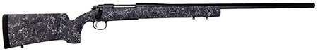 Remington Firearms (New) R84171 700 Long Range Full Size 308 Win 4+1 26" Matte Black Heavy Threaded Barrel, Drilled  &  Tapped Steel Receiver, Grey w/Black  &  White Web HS Precision Synthetic Stock