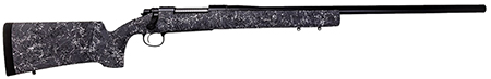 Remington Firearms (New) R84173 700 Long Range Full Size 7mm PRC 3+1 26" Black Heavy Contour Threaded Barrel, Black Rail Mount Steel Receiver, Grey w/Black  &  White Web HS Precision Synthetic Stock