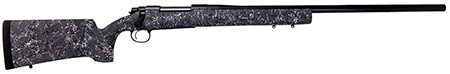 Remington Firearms (New) R84175 700 Long Range Full Size 7mm Rem Mag 3+1 26" Matte Black Heavy Threaded Barrel, Drilled  &  Tapped Steel Receiver, Grey w/Black  &  White Web HS Precision Synthetic Stock