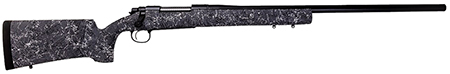 Remington Firearms (New) R84176 700 Long Range Full Size 300 Win Mag 3+1 26" Matte Black Heavy Threaded Barrel, Drilled  &  Tapped Steel Receiver, Grey w/Black  &  White Web HS Precision Synthetic Stock
