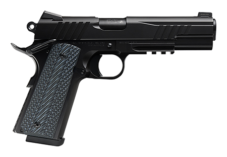 Savage Arms 67211 1911 Government 9mm Luger 10+1 5" Black Stainless Steel Barrel. Black Nitride Serrated Stainless Steel Slide. Black Nitride Stainless Steel Frame w/Picatinny Rail, Black VZ Grip
