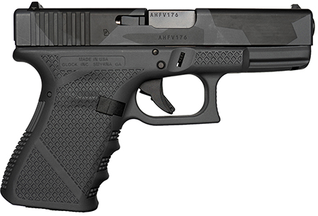Weapon Works  G19 Gen3 Compact Frame 9mm Luger 15+1 4.02" Black Steel Barrel, Urban Dazzle Grey w/Mesh Stippling Serrated Steel Slide  &  Polymer Frame w/Picatinny Rail, USA Made