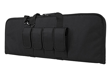 NcStar CVCP2960B36 VISM Carbine Case Black PVC Nylon w/ Lockable Zippers Pockets  &  Padded Carry Handle