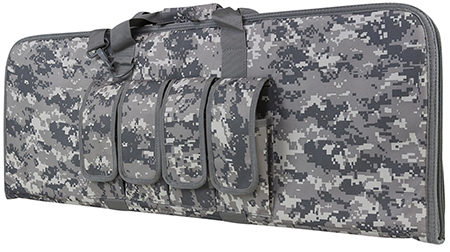 NcStar CVCP2960D36 VISM Carbine Case Digital Camouflage PVC Nylon w/ Lockable Zippers Pockets  &  Padded Carry Handle