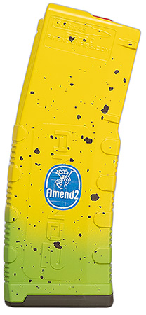 Amend2 556BANANA30 Banana MOD-2 5.56 NATO AR-15 30rd Yellow/Green