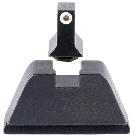 Trijicon GL201C601136 Suppressor/Optic Height Sights  Green/Tritium White Outline Front Sight-Black/Blank Rear Sight Glock 17/17L/19/22 Standard Frame