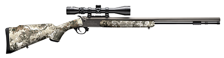 Traditions CR5-843304434 NitroFire VAPR w/Scope 50 Cal 209 Primer 26" Sniper Gray Cerakote Fluted  &  Tapered Barrel, Drilled  &  Tapped Receiver, Veil Alpine Fixed Synthetic Stock, 3-9x40mm Duplex