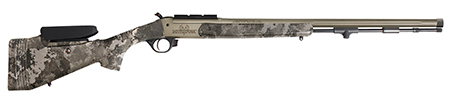 Traditions CR846604534B NitroFire Pro 50 Cal 209 Primer Tungsten Cerakote 26" Fluted/Threaded w/VAPR twist Barrel, Drilled  &  Tapped Receiver, Veil Alpine Adj Cheek Piece  &  LOP Synthetic Stock