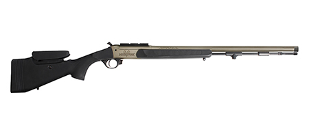 Traditions CR84660450B NitroFire Pro 50 Cal 209 Primer Tungsten Cerakote 26" Fluted/Threaded w/VAPR twist Barrel, Drilled  &  Tapped Receiver, Black Adj Cheek Piece  &  LOP Synthetic Stock