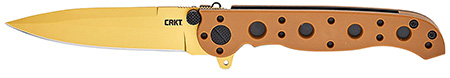 CRKT M16-01DZ M16-10DZ  EDC 3.03" Folding Plain Desert Tan D2 Steel Blade, Desert Tan GRN Handle