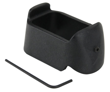 Pachmayr 03852 Mag Sleeve  made of Polymer with Black Finish for Glock 19,23 Mags to fit Glock 26  &  27 Models