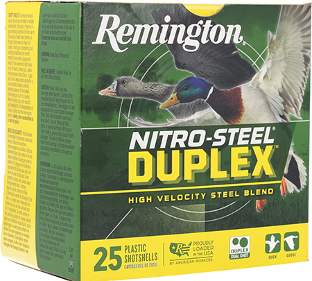Remington Ammunition R26645   12Gauge 3" 1 1/4oz 4/BBShot 25 Per Box/10 Case