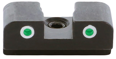AmeriGlo XD191R Tritium Rear Sight for Springfield XD/Hellcat  Green Tritium White Outline Rear