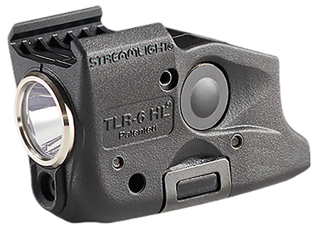 Streamlight 69352 TLR-6 HL G Fits S&W M & P Shield/Sig P365 Pistol/Compatible  w/ Glock 42/43, 300 Lumens, White LED Bulb, Green Laser, 130 Meters Beam, Black