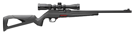 Winchester Repeating Arms 521156102 Wildcat w/Optic Full Size 22 LR 10+1 18" Matte Black Threaded Sporter Barrel, Matte Black Picatinny Rail Polymer Receiver, Gray Thumbhole w/Picatinny Rail Synthetic