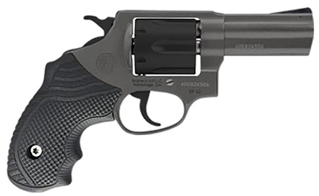 Rossi 2RP631CLOK RP63  Small Frame 357 Mag/38 Special +P 6rd 3" Tungsten Cerakote Stainless Steel Barrel, Matte Black Cylinder, Tungsten Cerakote Stainless Steel Frame, Black LOK Grip