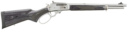 Marlin 70506 336 Trapper Full Size 30-30 Win 5+1 16.17" Satin Steel Threaded Barrel, Satin Stainless Steel Receiver, Fixed Black Laminate Stock